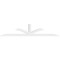 Ekena Millwork Richland Architectural Grade PVC Gable Bracket, 108"W x 22 1/2"H x 4"D x 4"F, 5/12 Pitch GBP108X23X0404RIC00 - alternate 4